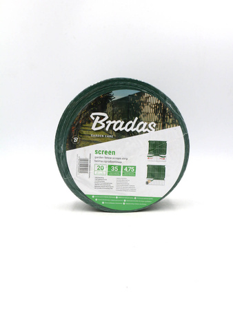 Taśma Ogrodzeniowa – Zielona 4,75 cm x 35m Bradas