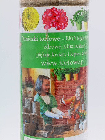 Komplet Doniczek Torfowych 24 szt  80x80 mm