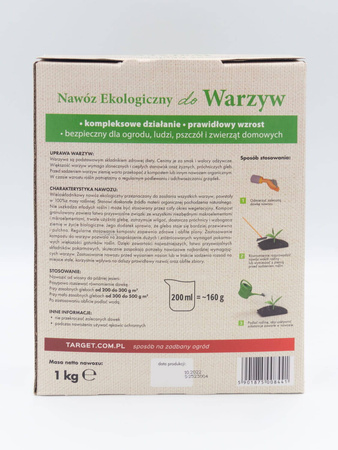 Nawóz ekologiczny do warzyw 1 kg