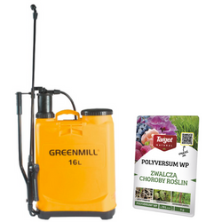 Opryskiwacz plecakowy 16 l + POLYVERSUM WP Uniwersalny 5 g Target