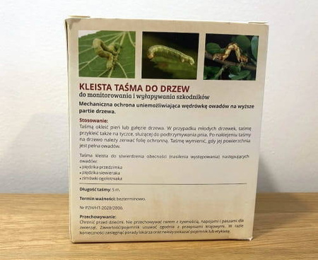 Taśma lepowa na szkodniki 5 m Target