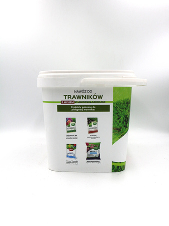 Nawóz do trawników z mchem z mikroelementami 4 kg
