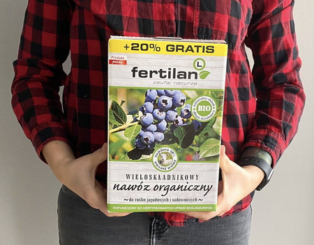 Fertilan - Nawóz Organiczny do Roślin Jagodowych i Sadowniczych 1,2 kg
