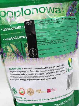 Mieszanka strączkowo-zbożowa POPLON 1 kg Agro-Nas