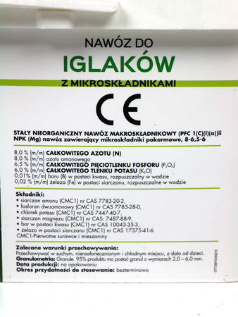Nawóz do iglaków z mikroelementami 8 kg