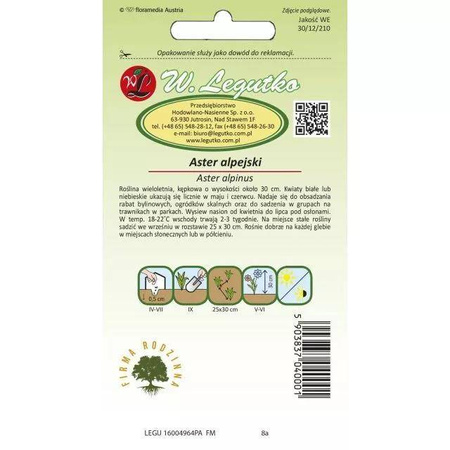 Aster alpejski – mix – 0,3 g Legutko