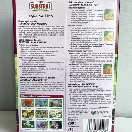 Łąka kwietna - mieszanka traw i kwiatów 300 g