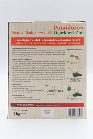 Nawóz ekologiczny do pomidorów ogórków i ziół 1 kg