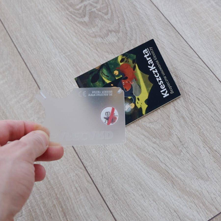 Karta do bezpiecznego usuwania kleszczy
