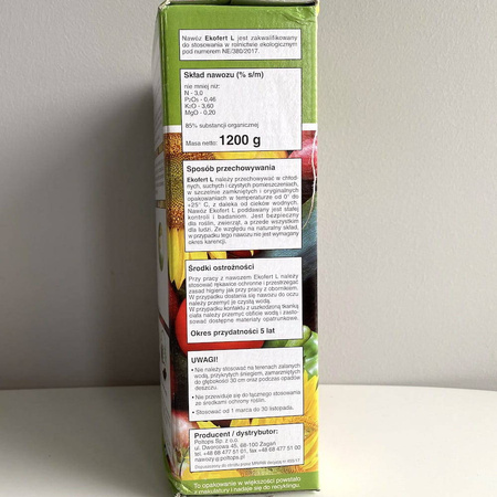Ekofert - Nawóz Organiczny Uniwersalny 1,2 kg