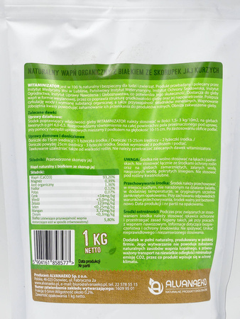 Witaminizator Wapniowy – Dyniowate – 1 kg AlvanaEko