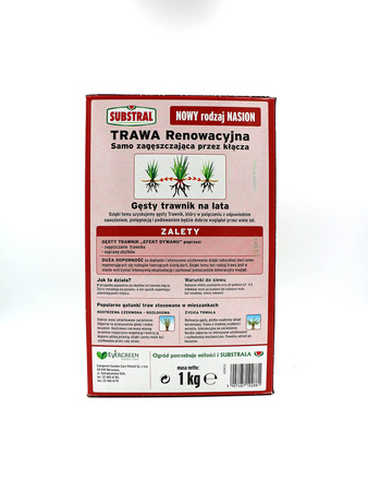 TRAWA Samo ZAGĘSZCZAJĄCA RENOWACYJNA 1 kg SUBSTRAL