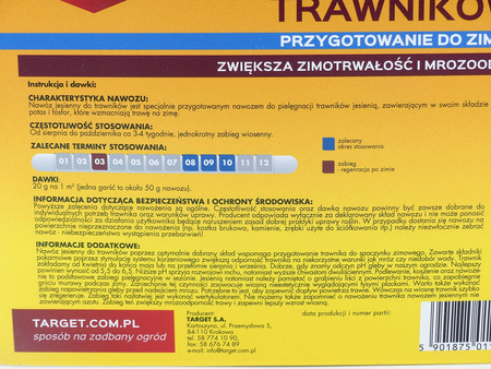 Nawóz jesienny do trawników 1 kg