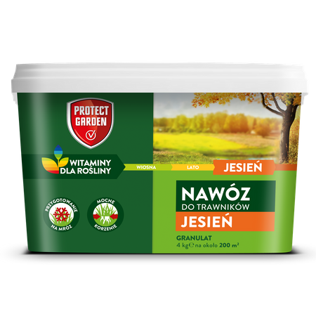 Nawóz Jesienny Do Trawników Witaminy Dla Rośliny 4 kg