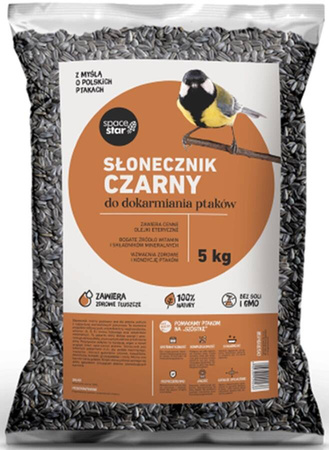 Pokarm dla ptaków - słonecznik czarny - 5 kg Green Star