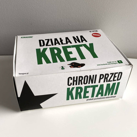 Kunagone - działa na krety 10 szt.