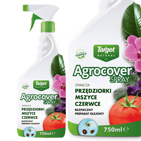 Agrocover Spray zwalcza mszyce, przędziorki, czerwce 1l