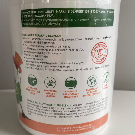 BluKlar 3w1 - preparat do czyszczenia oczek wodnych i stawów - 500 g