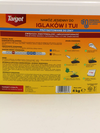 Nawóz jesienny do iglaków 4 kg
