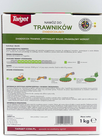 Nawóz do trawników z chwastami z mikroelementami 1 kg