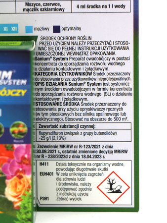  Sanium System – Na Szkodniki – 5 ml Protect Garden