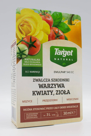 Emulpar 940 EC 30 ml zwalcza mszyce, przędziorki, mączliki, miodówki na warzywach i gruszy