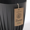 Doniczka Mira Eco Recycled 145 Czarna
