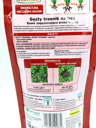 TRAWA Samo ZAGĘSZCZAJĄCA do dosiewek 250 g SUBSTRAL