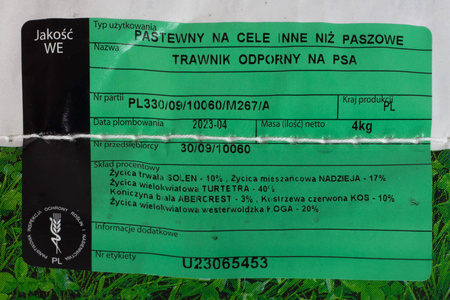 Nasiona trawy – Vegano – trawnik odporny na psa – 4 kg Target