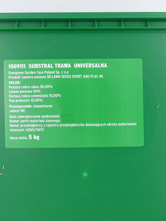 Trawa Samo Zagęszczająca – Uniwersalna – 5 kg Substral