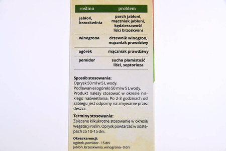 Evasiol 50ml ekologiczny na mączniaka i parcha jabłoni