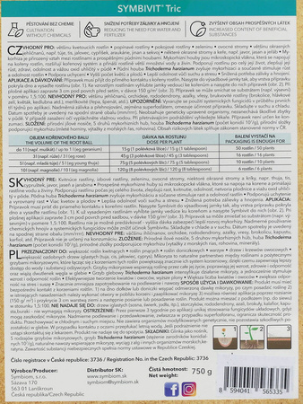Symbivit Tric – mikoryza + trichoderma – 750 g Symbiom