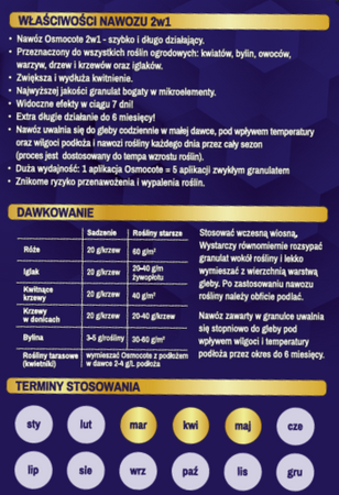 Nawóz Do Ogrodu 2w1 – Osmocote Długodziałajacy – 14,5 kg Substral