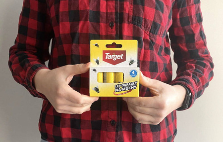 Lep okrągły na muchy 4 szt. Target