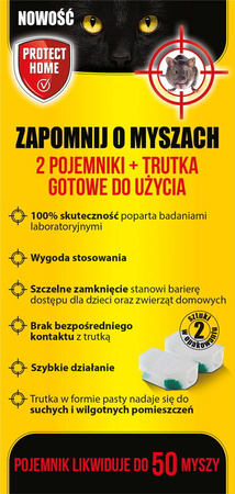Pułapka trutka na myszy Rodicum Alpha (2 pudełka)