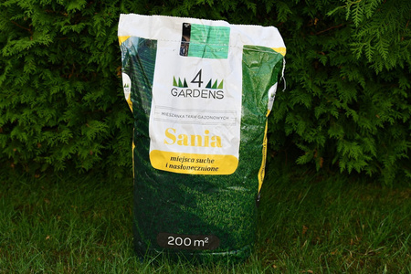 Mieszanka Traw Gazonowych Na Miejsca Suche i Słoneczne – Sania – 5 kg 4Gardens
