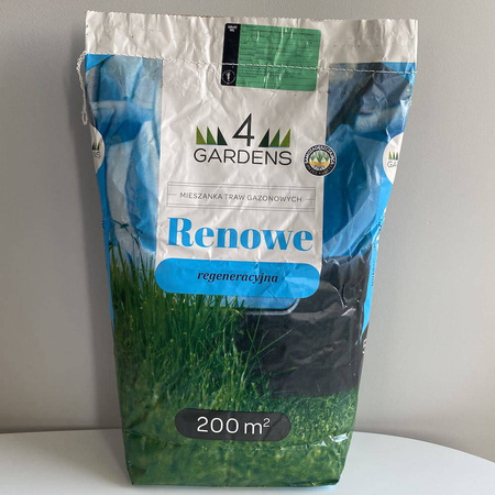Mieszanka Traw Gazonowych Do Dosiewki i Regeneracji – Renowe – 5 kg 4Gardens