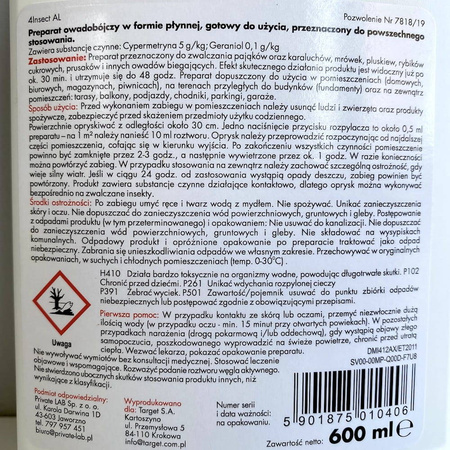 4insect al. Spray na mrówki 600 ml
