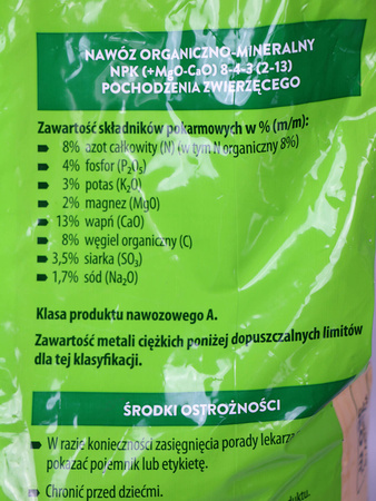 Nawóz uniwersalny Naturalne Odżywienie – Witaminy Dla Rośliny – 15 kg Protect Garden