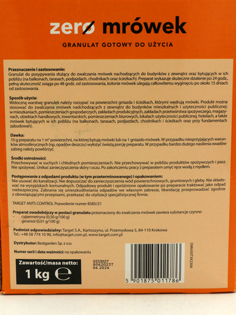 ANTS CONTROL 1 KG NA MRÓWKI Target
