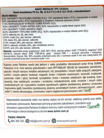 Nawóz jesienny uniwersalny – 10 kg Sumin