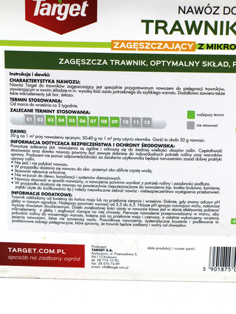 Nawóz do trawników z chwastami z mikroelementami 4 kg