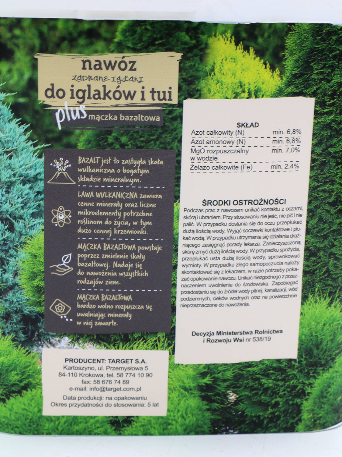 Nawóz Zadbane Iglaki - Do Iglaków i Tui 4 kg