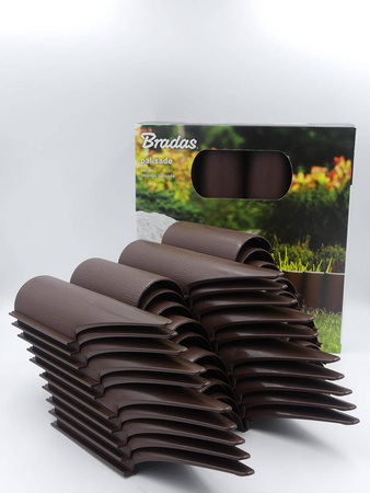 Obrzeże palisada PALGARDEN brązowe – 2,5 m Bradas
