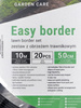 Zestaw z obrzeżem trawnikowym EASY BORDER czarny – 5 cm x 10 m Bradas