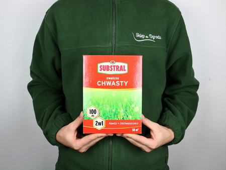 SUBSTRAL 100 dni nawóz do trawników zwalczający CHWASTY 1KG