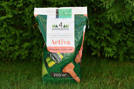 Mieszanka Traw Gazonowych Do Intensywnego Użytku – Activa – 5 kg 4Gardens