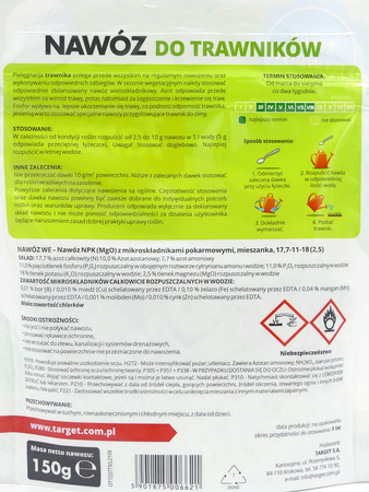 Nawóz do trawników – Efekt Dywanu – 150 g Target
