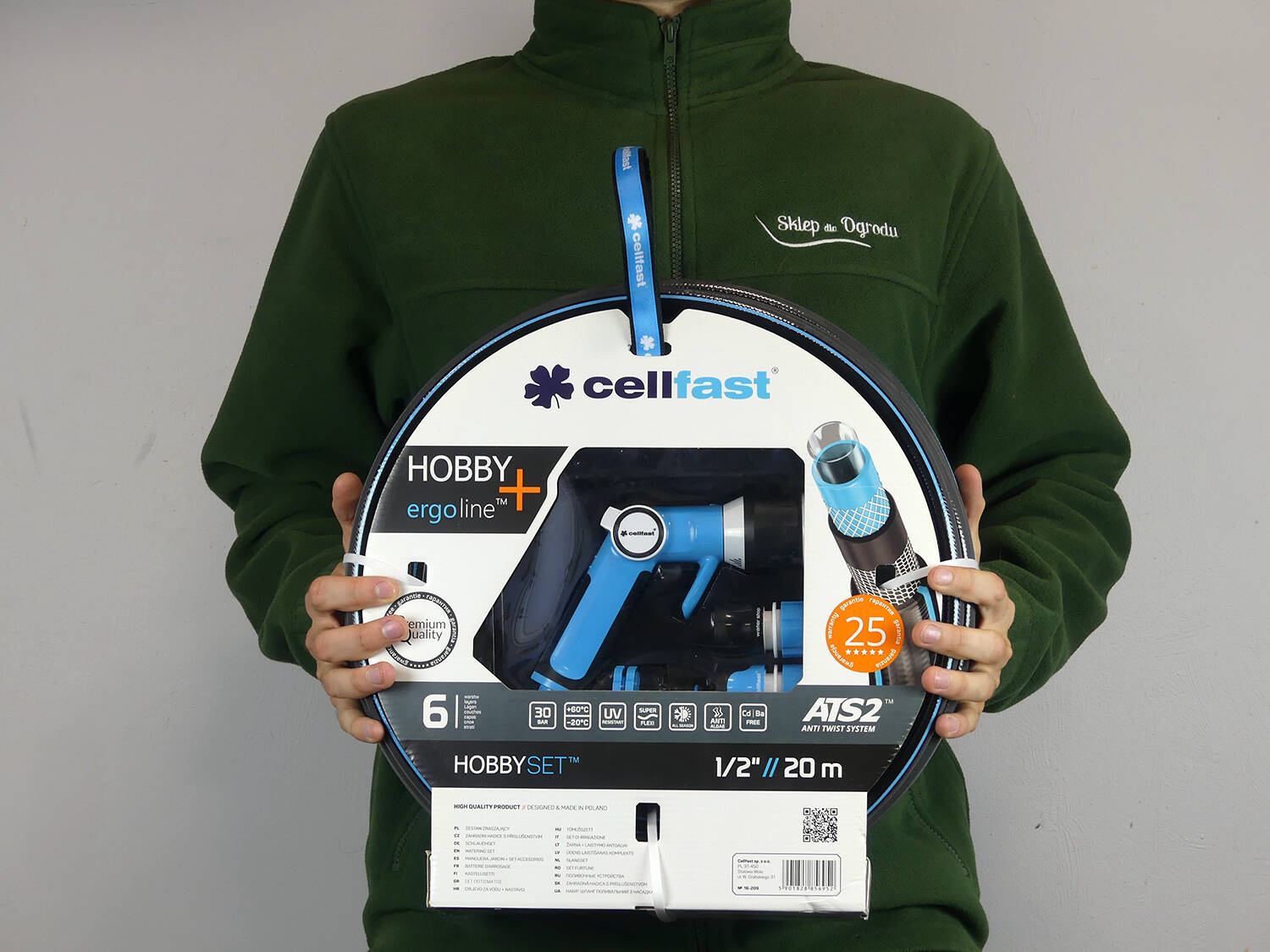 Zestaw Hobby – wąż 1/2" 20 mb + końcówki Ergo – Cellfast