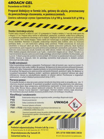 4roach – żel strzykawka na rybiki i inne owady biegające trutka – 5 g Target
